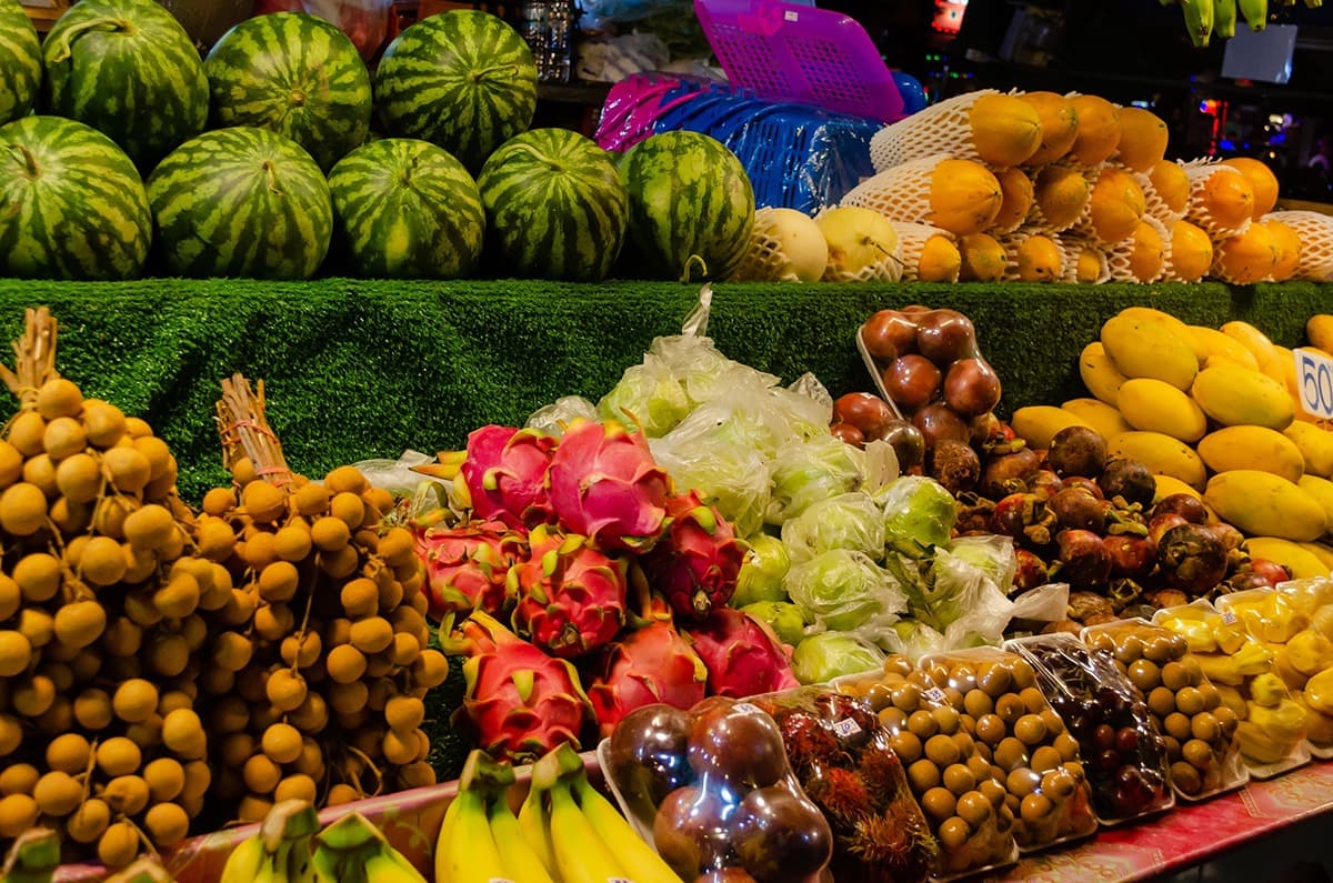 Bua Khao Market in Thailand