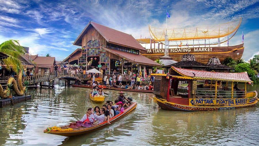 Pattaya Floating Market in Thailand