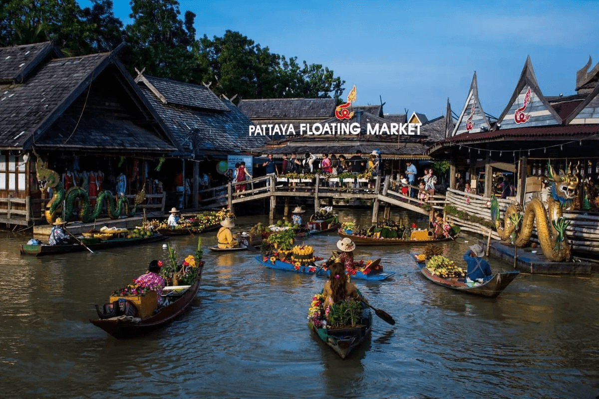 Pattaya Floating Market in Thailand